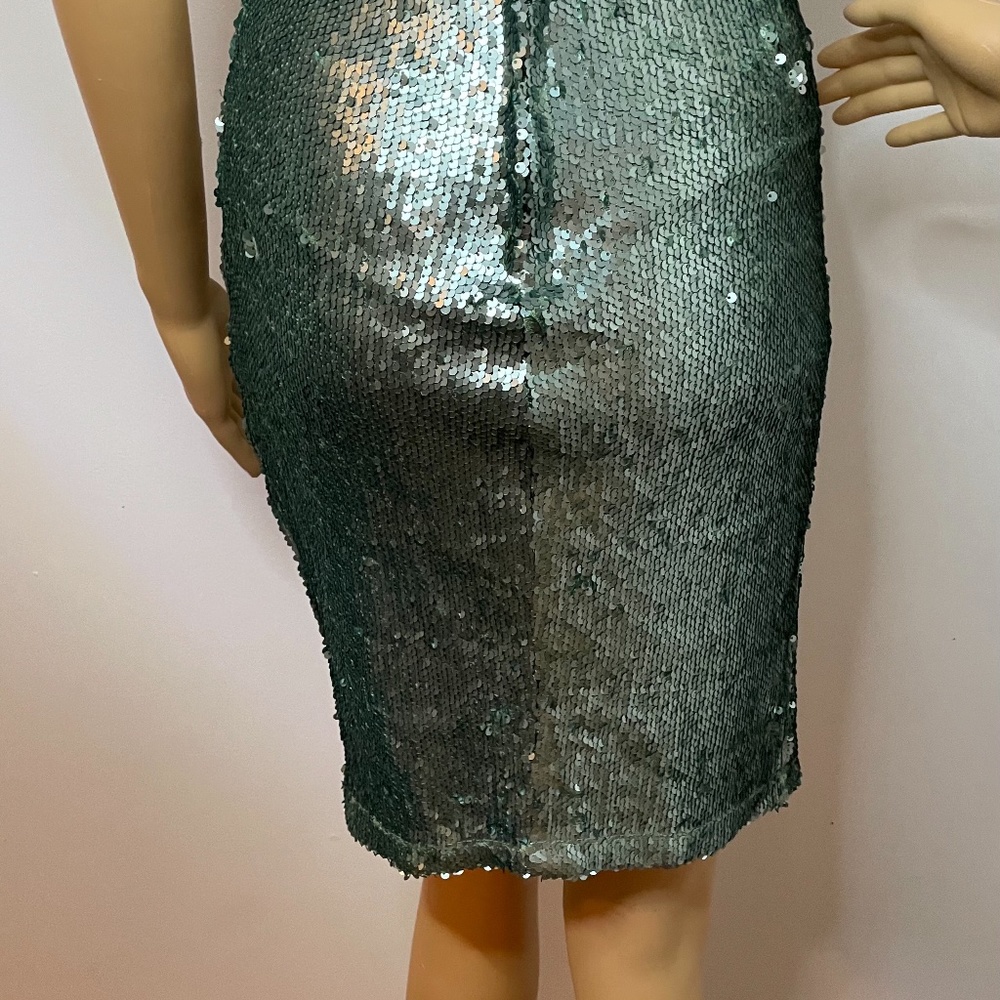 💕 HOST PICK!!! Sea green mermaid sexy sequin high slit dress! - Picture 11 of 12